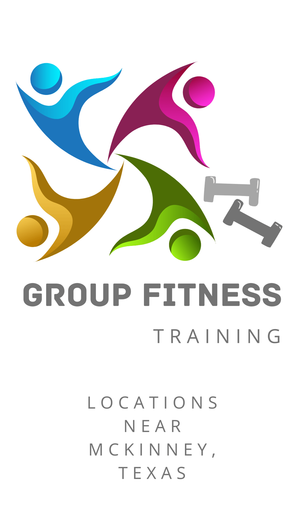 Group fitness training icon for individuals near McKinney, Texas